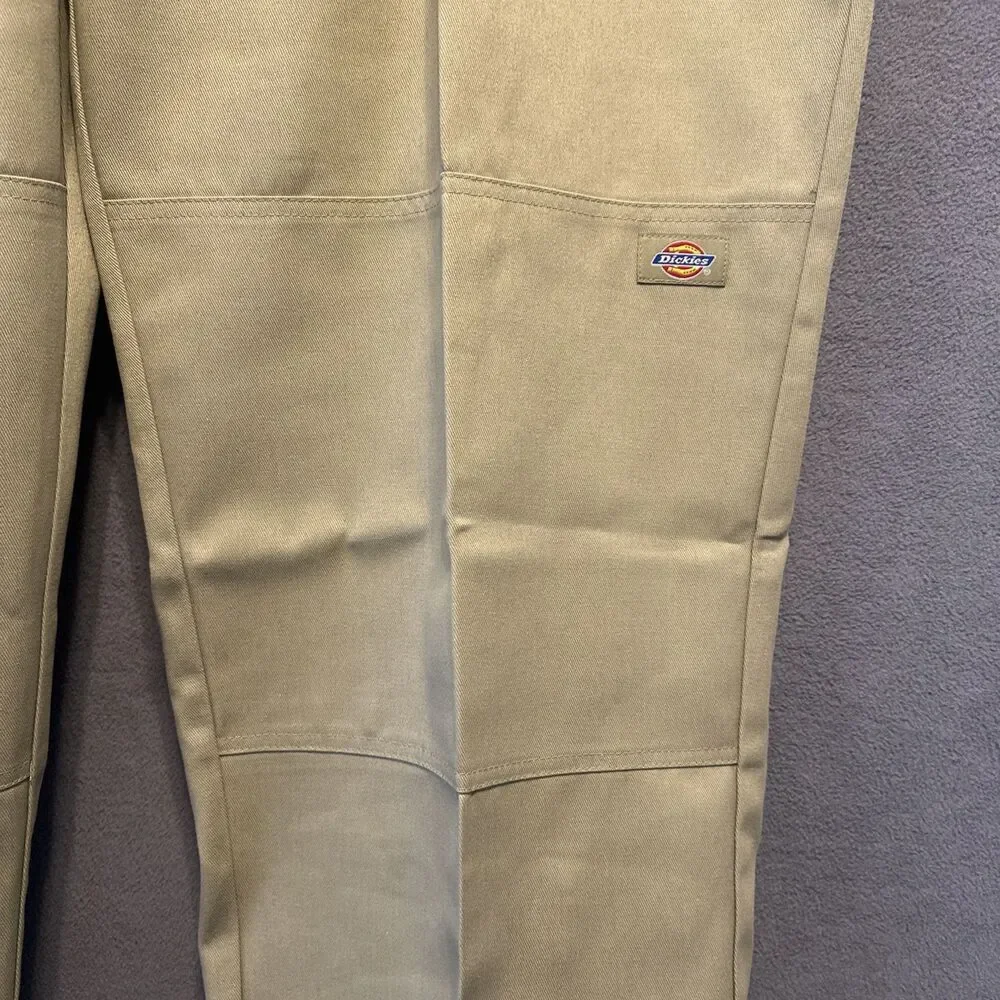 NWT Dickies Double Knee Work Pants‎ Loose Fit Mens Big & Tall Size 48x32 Khaki